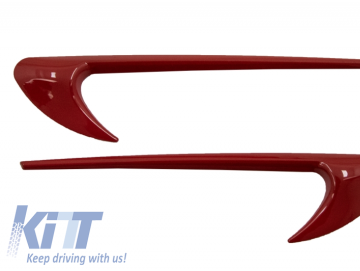 Suitable for MERCEDES C-Class W205 E-Class W213 Side Fender Vents Trim Wing A-Design Red