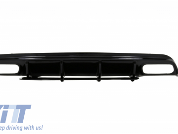 Suitable for MERCEDES W176 A-Class (2012-2018) A45 Design Facelift Valance Rear Diffuser Black Edition