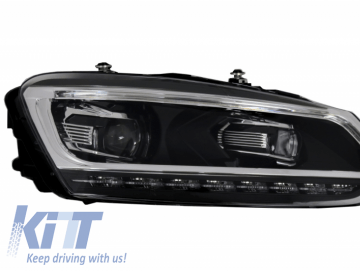 Suitable for VW Polo Mk5 6R/6C/61 (2010-2017) LED Light Bar Headlights Dynamic Sequential Turning Lights Matrix Look