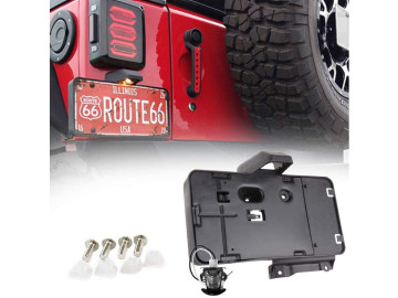 Suporte de Matrícula com iluminação