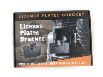 Suporte de Matrícula com iluminação