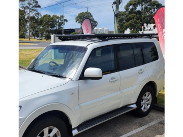 Suporte de bagageira de tejadilho 220x125 cm para Mitsubishi Pajero/Montero V60 de 5 portas