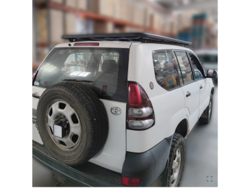 Suportes para grade de tejadilho 220x125 cm para Toyota Land Cruiser 120 5 portas LWB