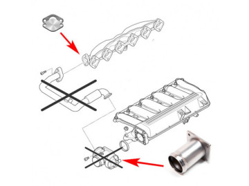 Supressor EGR BMW 2.0 2.5 3.0 D M47 M57