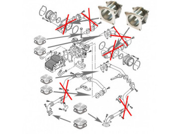 Supressor EGR VAG 5.0 TDI AJS, AYH, BKW, BLE, BWF, CBWA