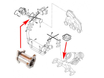 Supressor EGR adequado para BMW E38 E46 E39 3.0 D M57