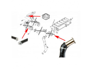 Supressor EGR adequado para BMW E46 E60 E61 3.0 D M57N