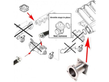 Supressor EGR adequado para BMW E90 E91 E60 M47N2 M57N2