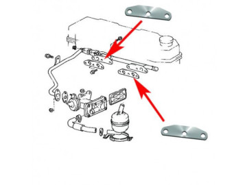 Supressor EGR adequado para TOYOTA 20R 22RE