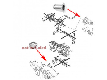 Supressor EGR adequado para VAG TDI AXR, BKC