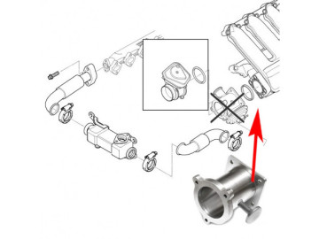 Supressor EGR para BMW E90 E91 E60 M47N2 M57N2