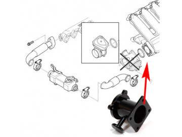 Supressor EGR para BMW E90 E91 E60 M47N2 M57N2