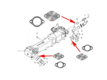 Supressor EGR para equipamento original (OE).