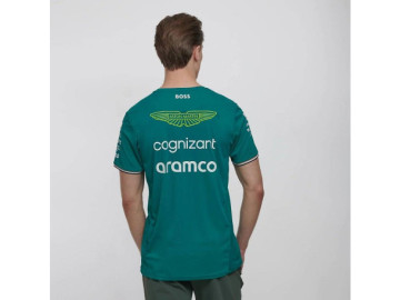 T-SHIRT MASCULINA ASTON MARTIN F1 - VERDE