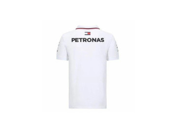 T-SHIRT MERCEDES BENZ AMG EQUIPE POLO MASCULINA (BRANCA)