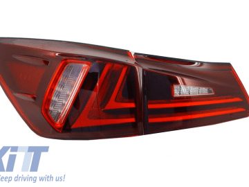 Taillights Full LED suitable for LEXUS IS XE20 (2006-2012) Light Bar Facelift New XE30 Red Clear