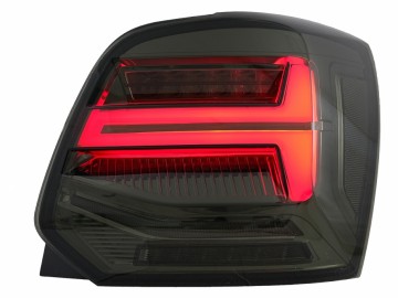 Taillights Full LED suitable for VW Polo 6R 6C 61 (2011-2017) Sequential Dynamic Turning Lights Vento Look Smoke