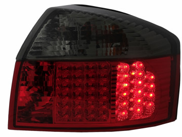 Taillights LED suitable for AUDI A4 (8E5, B6) (2001-2004) RED SMOKE