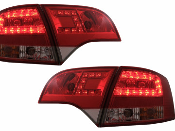 Taillights LED suitable for Audi A4 B7 Avant 8ED (2004-2007) Red Clear