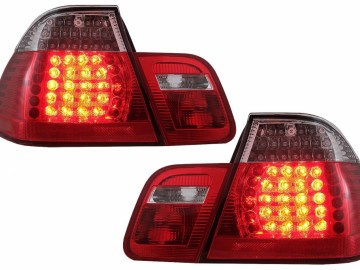 Taillights LED suitable for BMW 3 Series E46 Limousine 4D (09.2001-03.2005) Red Clear