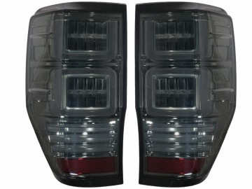 Taillights LED suitable for Ford Ranger (2012-2018) with Sequential Dynamic Turning Lights Smoke