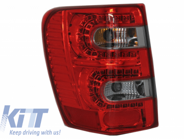 Taillights LED suitable for JEEP Grand Cherokee (1999-05.2005) Red Smoke