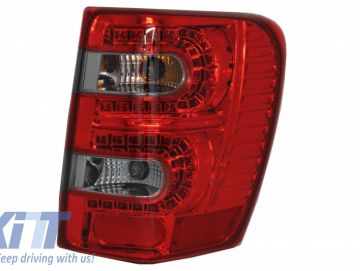 Taillights LED suitable for JEEP Grand Cherokee (1999-05.2005) Red Smoke