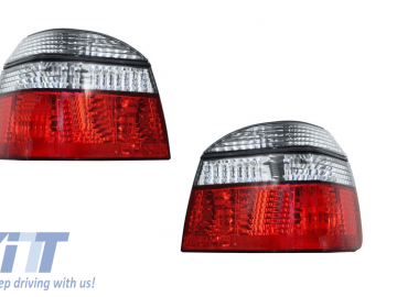 Taillights Lamp suitable for VW Golf 3 III 91-98 Red/Crystal Halogen 