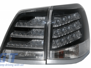 Taillights Led suitable for TOYOTA Land Cruiser FJ200 J200 (2008-2011) Black and White