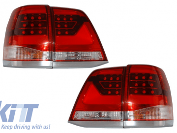 Taillights Led suitable for TOYOTA Land Cruiser FJ200 J200 (2007-2015) Red Clear Light Bar Design