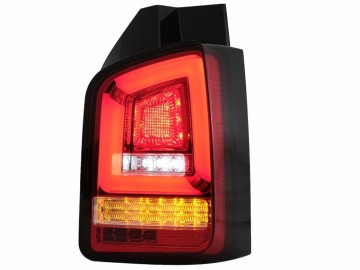 Taillights Red White Full LED suitable for VW Transporter Multivan V T5 Facelift (2010-2015)