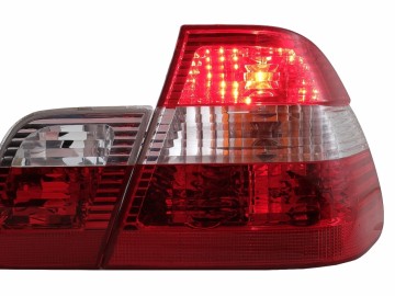 Taillights suitable for BMW 3 Series E46 Sedan (05.1998-08.2001) Red&White