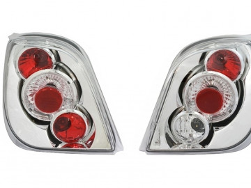 Taillights suitable for Ford Fiesta 3 Mk3 (1989-1995) Chrom