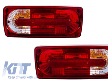 Taillights suitable for MERCEDES Benz G-class W463 G55 Look (1989-up) Red/Clear