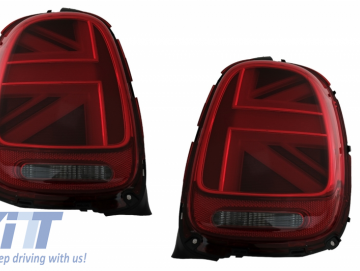 Taillights suitable for MINI ONE F55 F56 F57 3D 5D Convertible (2014-2018) JCW Design Red