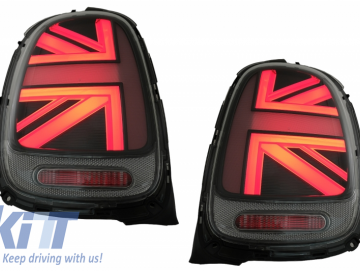 Taillights suitable for MINI ONE F55 F56 F57 3D 5D Convertible (2014-2018) JCW Design Red Smoke