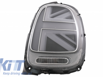 Taillights suitable for MINI ONE F55 F56 F57 3D 5D Convertible (2014-2018) JCW Design Silver