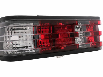 Taillights suitable for Mercedes W201 190 (12.1982-05.1993) Red White Clear