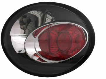 Taillights suitable for VW New Beetle HatchBack Cabrio (10.1998-05.2005) Black Housing Clear Lens