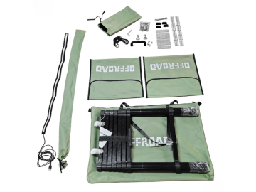 Tenda de Tejadilho Offroad em Alumínio – Modelo “Soldado” 135 cm