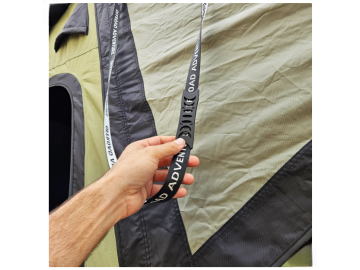 Tenda de tejadilho Offroad alumínio Modelo Exército 135cm
