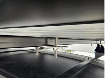 Tenda de tejadilho Offroad alumínio Modelo Exército 135cm