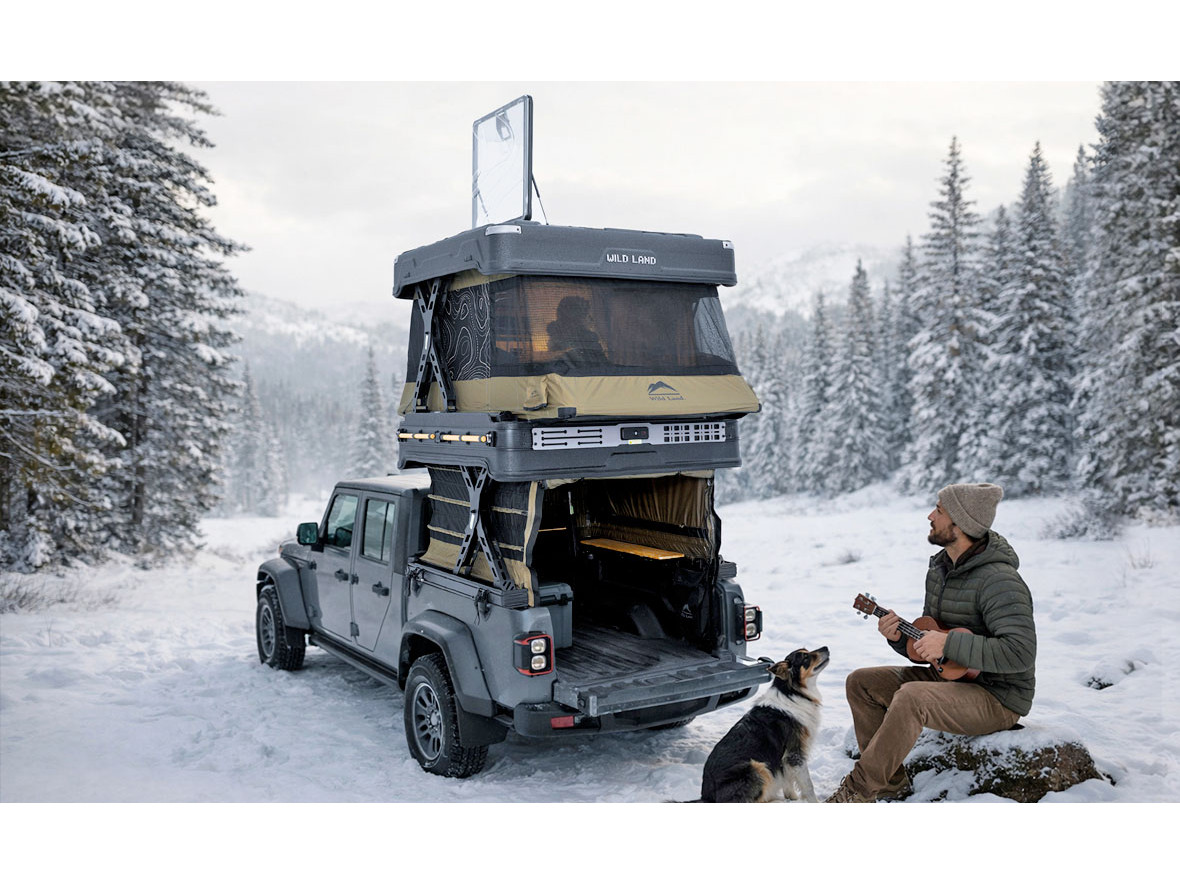 Tenda de tejadilho WILDLAND WINGMAN X (necessita suportes)