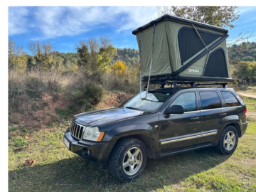 Tenda de tejadilho todo-o-terreno em alumínio, modelo Tactical , 135 cm