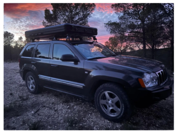 Tenda de tejadilho todo-o-terreno em alumínio, modelo Tactical , 135 cm