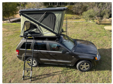 Tenda de tejadilho todo-o-terreno em alumínio, modelo Tactical , 135 cm