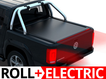 Tessera Roll+: Cobertura Rígida Retrátil Automática para Volkswagen Amarok 2010-2022 - compatível com a roll bar OEM da Volkswagen
