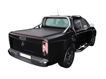 Tessera Roll+: Cobertura Retrátil Manual para Mercedes X-Class | compatível com a roll bar OEM da Mercedes.