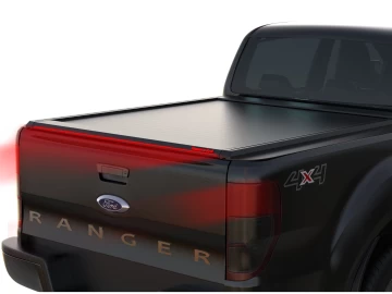 Tessera Roll+: Cobertura Rígida Retrátil Automática Ford Ranger 2012+ 2016+ 2020+ Cabine Extra XLT