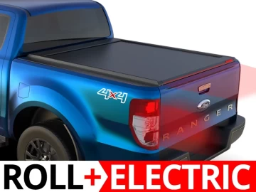 Tessera Roll+: Cobertura Rígida Retrátil Automática Ford Ranger 2012+ 2016+ 2020+ Cabine Dupla XLT 